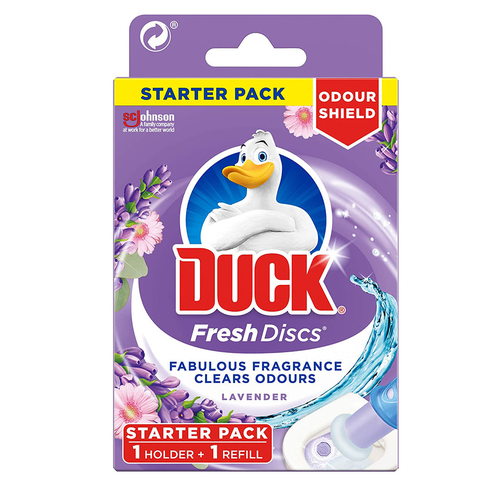 Duck Fresh Disc Toilet Cleaner Starter Pack 36ml | Affordable & Durable - Product Image Duck Fresh Disc Toilet Cleaner Starter Pack 36ml | Affordable & Durable - Product Image